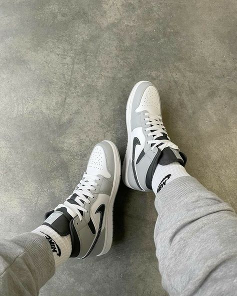 1's Mid - Light Smoke Greys - PLG