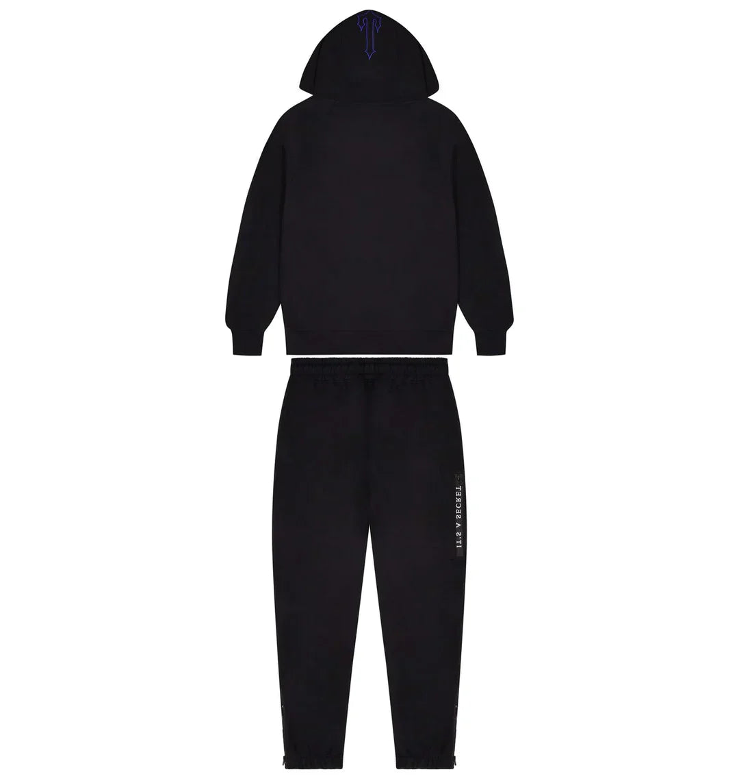 T. 2.0 Hooded Tracksuit - BLACK / BLUE - PLG